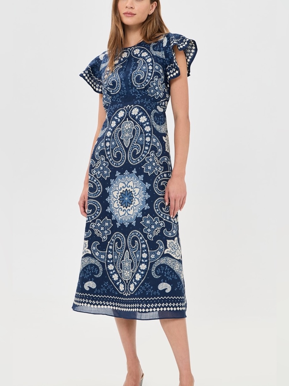 Sea Emelina Print Midi Dress, 2 4 6 8